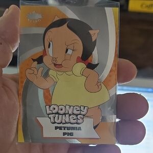 Looney Tunes Petunia Pig Trading Card - Yellow and Orange